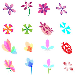 Flower Symbol Set