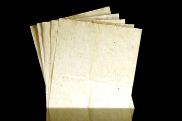 Vintage old paper pages, texture and copyspace