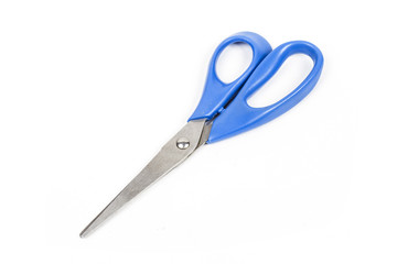 scissors on the white background