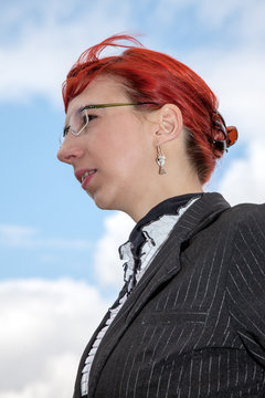 Outdoor Portrait of a young woman
