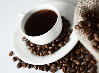 A cup of coffee on the table