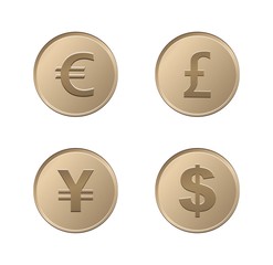 currency coins - bronze