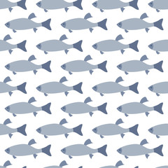 Seamless pattern: fish