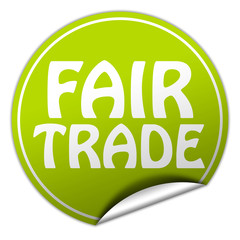 fair trade sticker