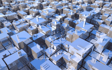 Obraz premium city abstract