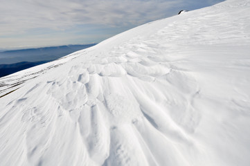 Gorbea mountain in winter, Basque Country (Spain)