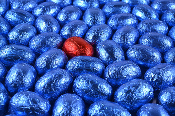 Easter eggs in a full-screen picture for use as background.