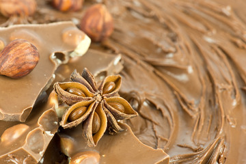 Czekolada orzechowa z kremem