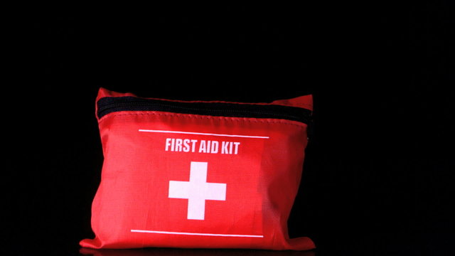 First aid kit falling