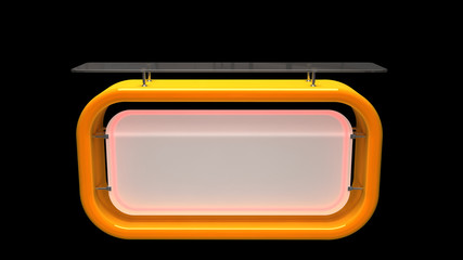 yellow plastic counter