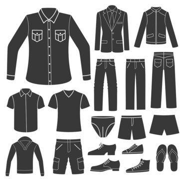 Set of Men's Clothing.