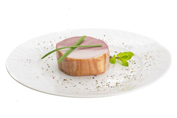 Bacon with vegetables