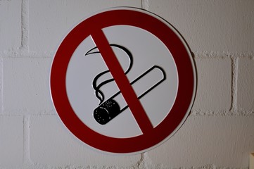 Nichtraucher Schild