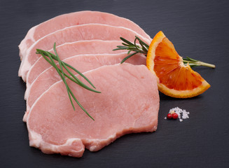 Frisches Schweinesteak