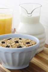 Delicious healthy breakfast