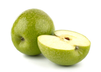 Green Apple isolated on white background