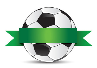 soccer Award with blank gold label