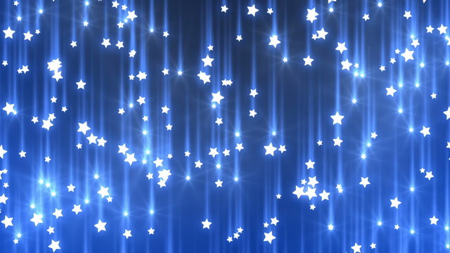 falling stars, seamless looped background