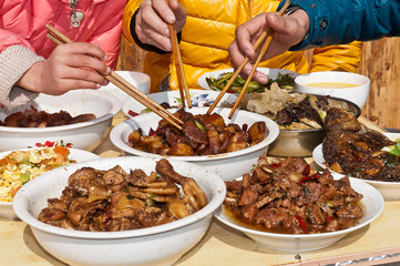 China's food on the table