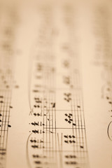 アンティークの楽譜