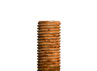 old rusty bolt