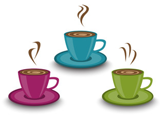 cup of steaming drink