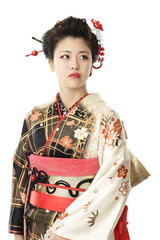 Fototapeta premium 女性・着物