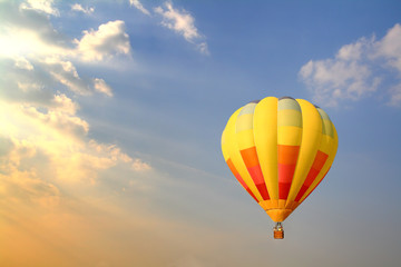 Hot Air Balloon in the Sky