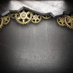 gear wheels on steel