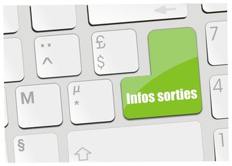 clavier infos sorties