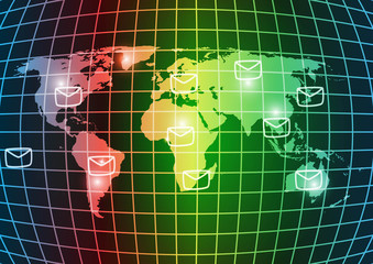 Background map of the world