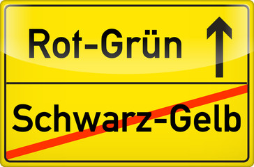 Obraz premium Kommt Rot-Grün?