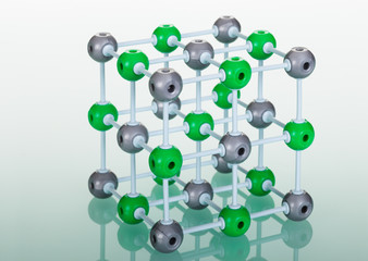 Model of NaCl molecular structure