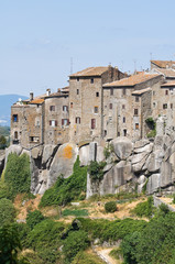Panoramic view of Vitorchiano. Lazio. Italy.