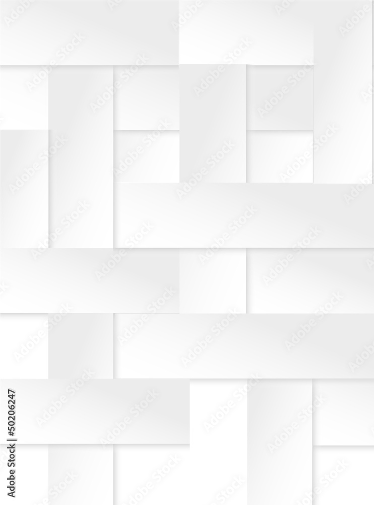 Poster paper rectangle banner on abstract square background with drop