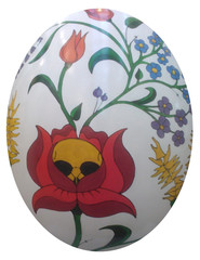 colorfull painted egg