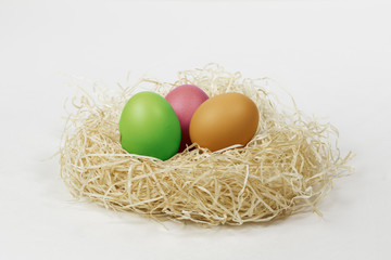 Fototapeta na wymiar Kolorowe jaja