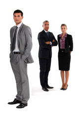 Three successful colleagues