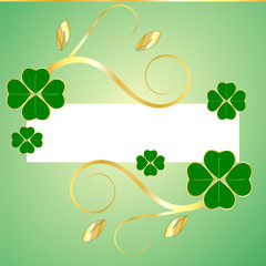 Fondo per la festa di San Patrizio