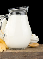 milk products and cheese