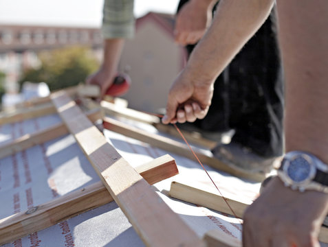 Dachdecker team