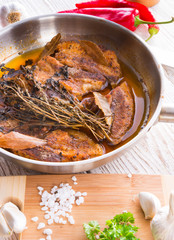 Spicy belly pork