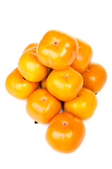 Big heap of persimmons