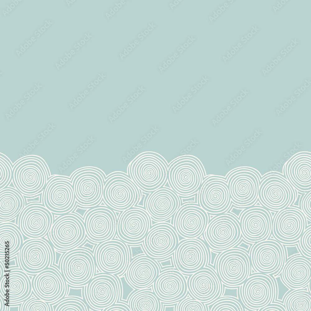 Poster abstract background with spirals