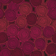 Seamless abstract stylish hand-drawn pattern