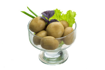 Ripe fresh Champignon