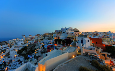 Oia in the early morning