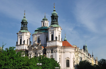 Fototapeta na wymiar Kościół św Mikołaja w Pradze, Republika Czeska