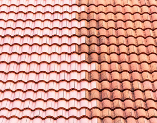 Old roof tiles