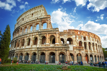 Naklejka na ściany i meble Koloseum w Rzymie, Włochy